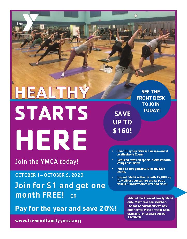 Promotions Fremont Family YMCA